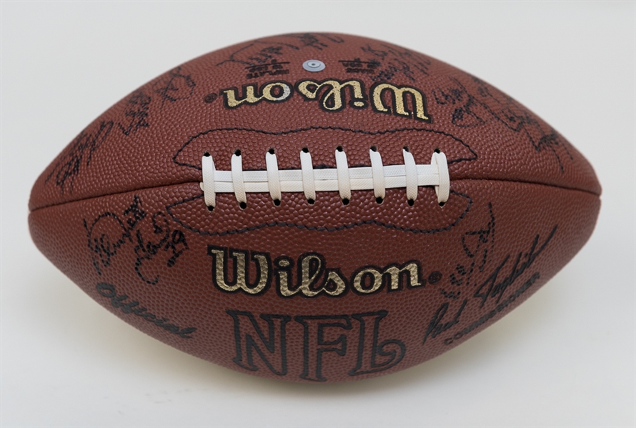2002-2003 Tampa Bay Buccaneers Signed Football (Super Bowl Champions) - 50+ Autographs Inc. Lynch and Brooks